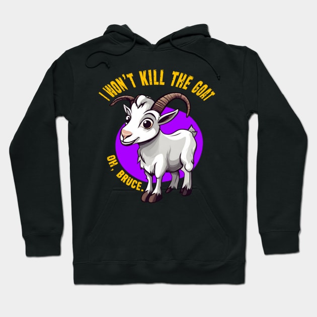 Shauna Says No - A Goatly Redemption Hoodie by LopGraphiX